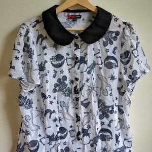 Hell Bunny Halloween Blouse